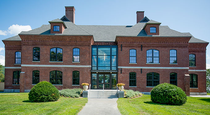 Town of Hartford Municipal Offices Exterior View