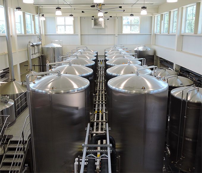 VHV Company - Lawson's Finest Liquids brew house tanks waitsfield vermont